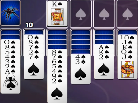 Hra Spades Spider Solitaire  online