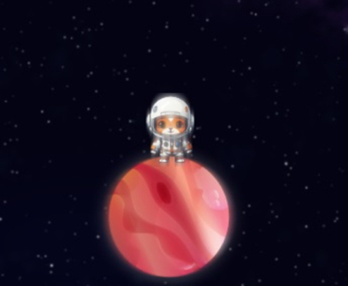 Hra Astro šteniatko  online