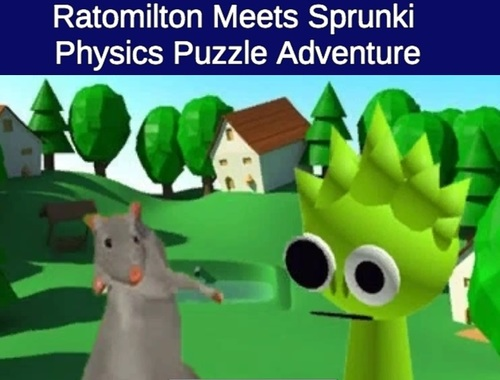 Hra Rato Milton sa stretáva s dobrodružstvom Physics Puzzle Sprunki  online