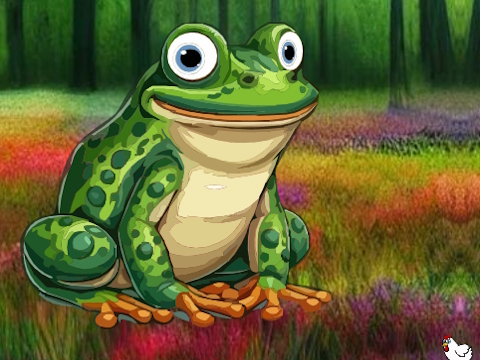Hra Cesta na žabu rybníka  online