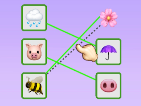 Hra Emoji Puzzle Connect  online