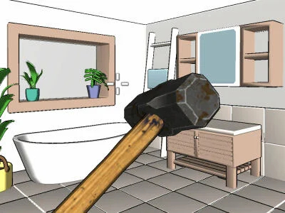 Hra Rozbiť miestnosť na kúsky  online