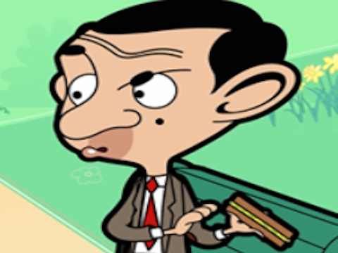 Hra Pán Bean posuvná hádanka  online