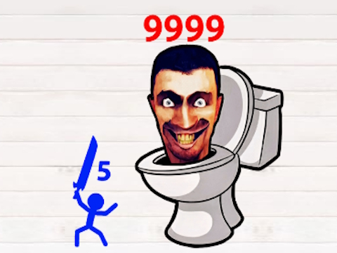 Hra Stickman Hero Skibidi Tower obrana  online