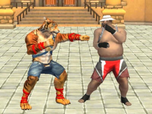 Hra Boj za kulturista karate  online
