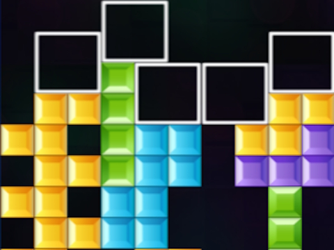 Hra Náznak tetris  online