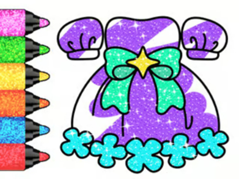 Hra Omaľovánka: Glow Dress  online