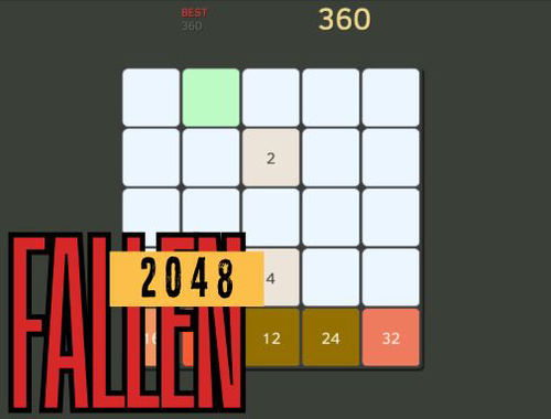 Hra Padlý 2048  online