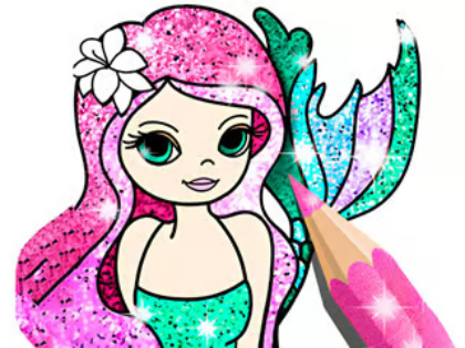 Hra Omaľovánka: Little Mermaid  online