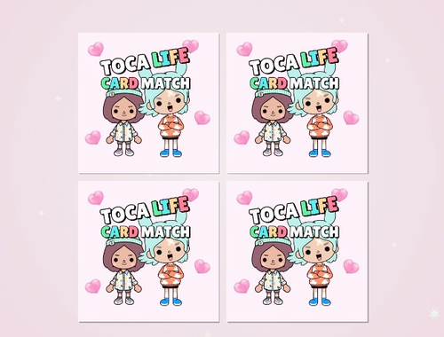Hra TOCA Life Memory Card Match  online