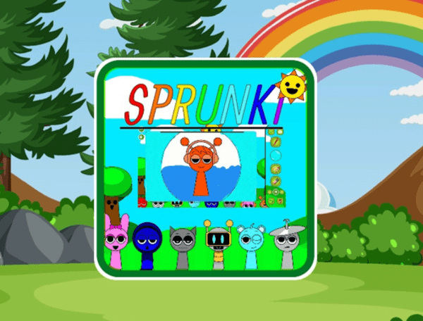 Hra Sprunki Omaľovánky  online