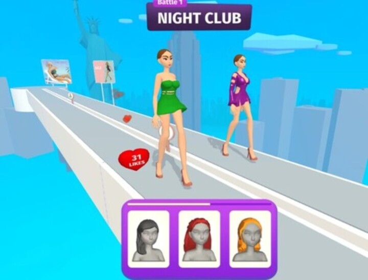 Hra Módna bitka  online