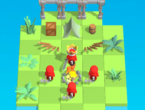 Hra Bitka Castle Wars Cell Battle  online
