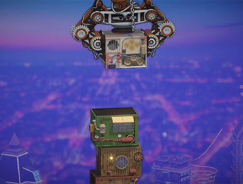 Hra Staviteľ veže Steampunk Tower  online