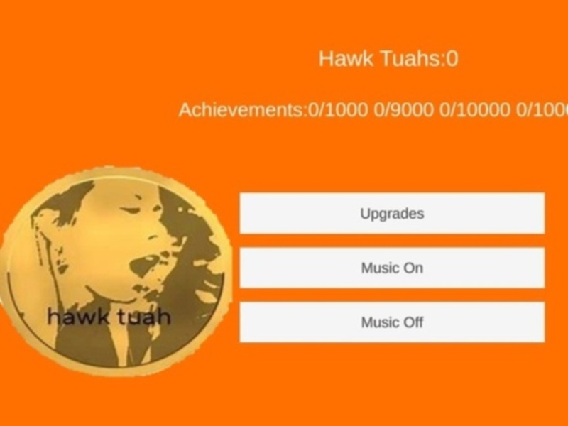 Hra Klikač Hawk Tuah  online