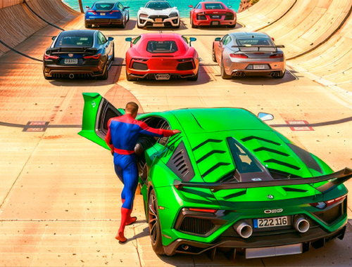 Hra Mega Lamba Ramp  online