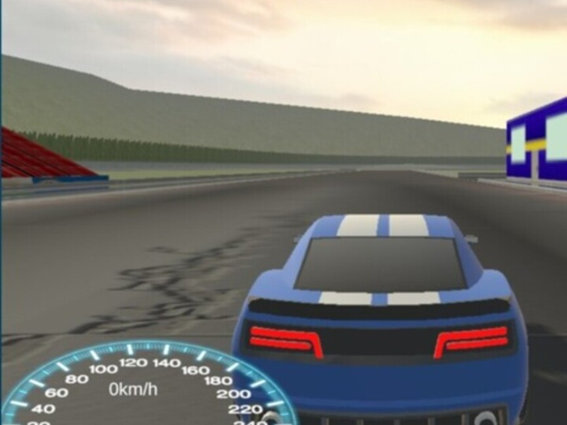 Hra Riadiť modré auto  online