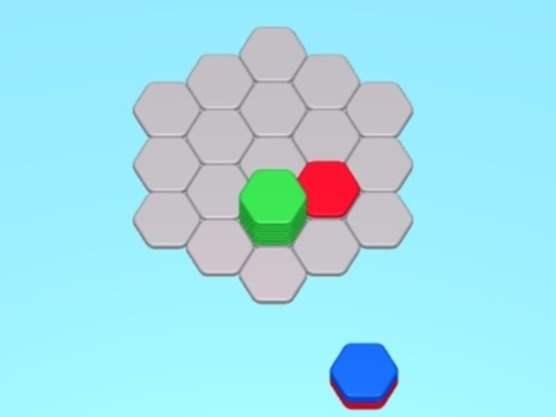 Hra Hexa Stack Sort  online