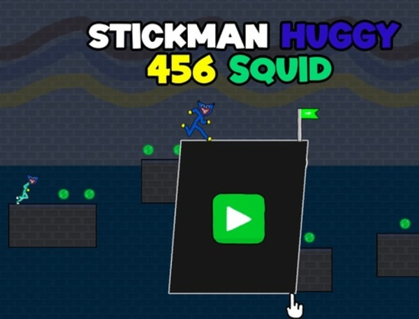 Hra Stickman Huggy 456 Squid  online