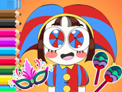Hra Omaľovánka: Karneval  online