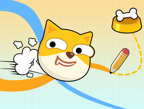 Hra DOGE RUSH DRAW DOME PUZZLE  online