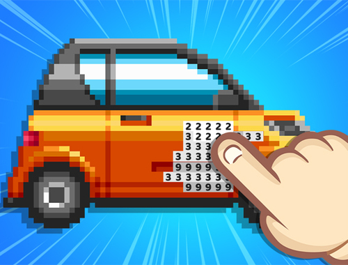 Hra Pixel Fun Farba podľa čísla  online
