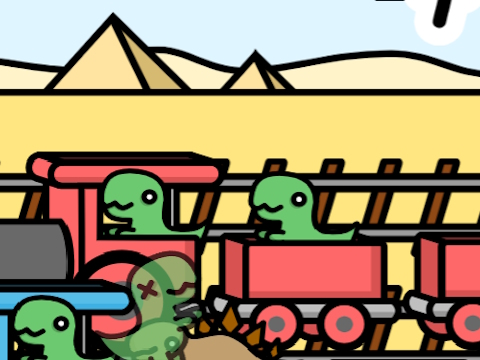 Hra Železničný dino  online
