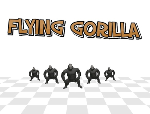 Hra Flying Gorilla 3D  online