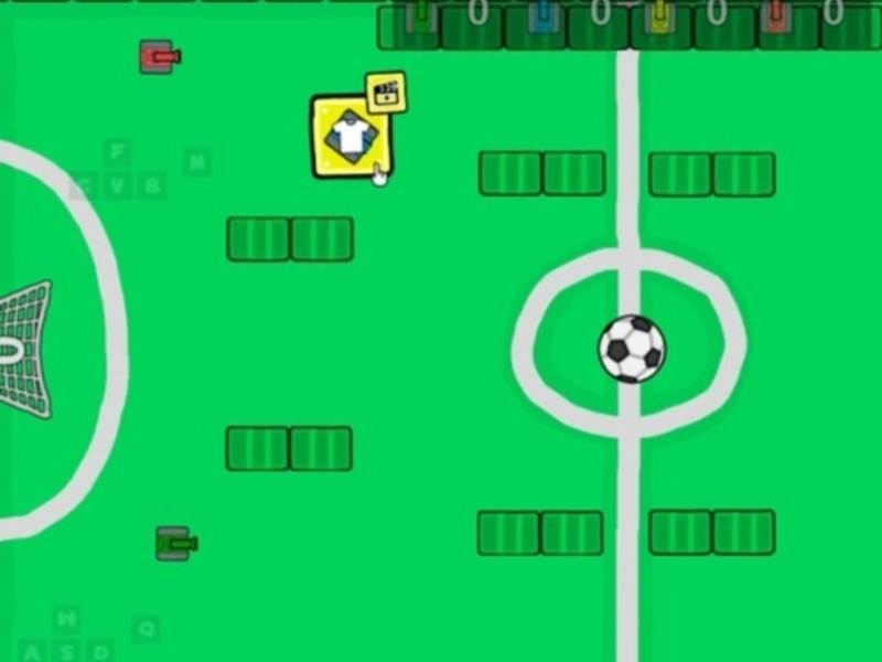 Hra Tank futbalová bitka 1 2 3 4 hráč  online