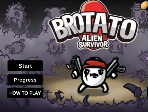Hra Brotato cudzinec preživší  online