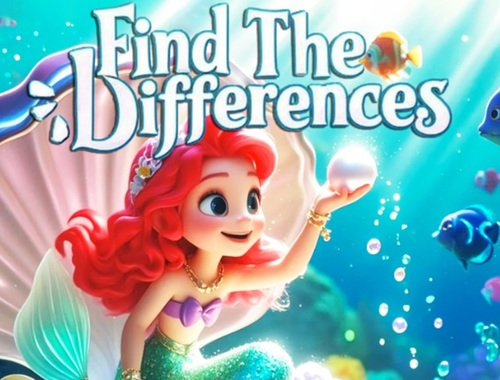 Hra Nájdite rozdiely: Little Mermaid  online