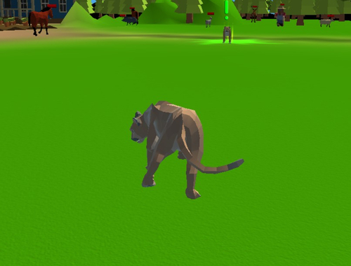 Hra Cougar Simulator - veľké mačky  online