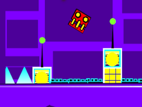Hra Geometry Dash Dashed Racked  online