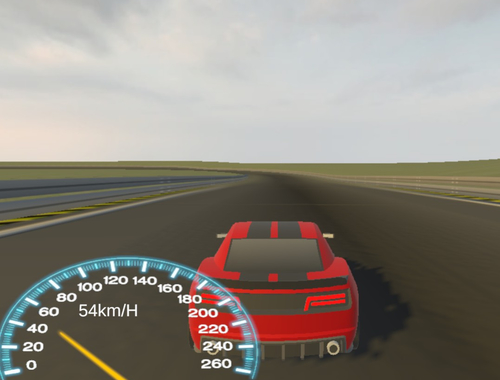 Hra Pretekárska dráha červeného automobilu  online
