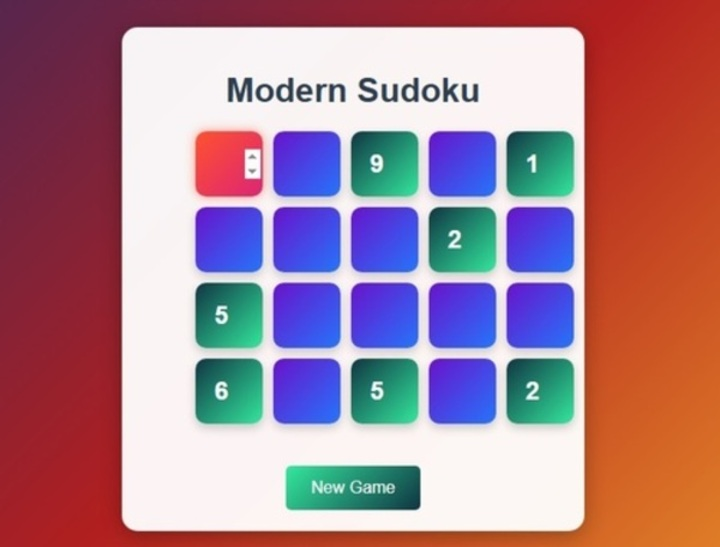 Hra Moderný sudoku  online