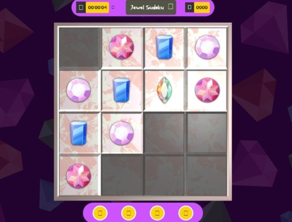 Hra 3D klenot sudoku  online