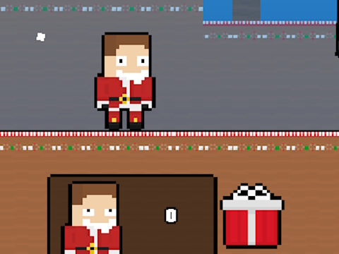 Hra Player s Giftboxom v Santa  online