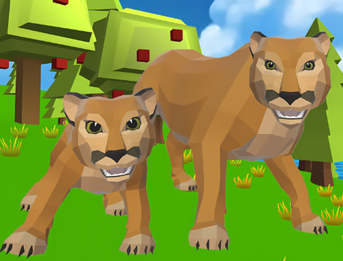 Hra Simulátor Cougar: Veľké mačky  online