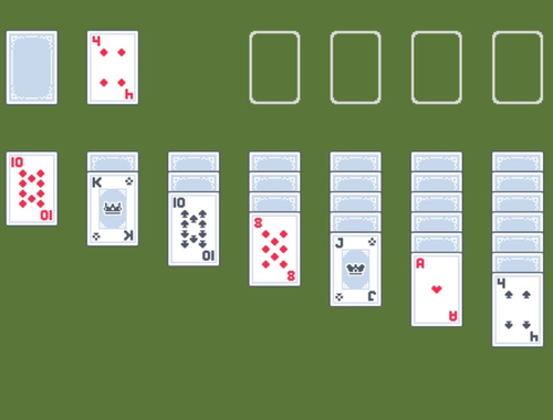 Hra Klondike card quest  online