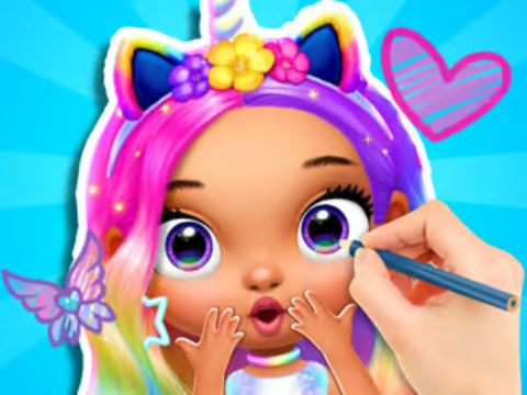 Hra Omaľovánka: módna Barbie princezná  online