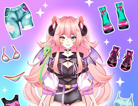 Hra Anime sa obliekajú moe  online