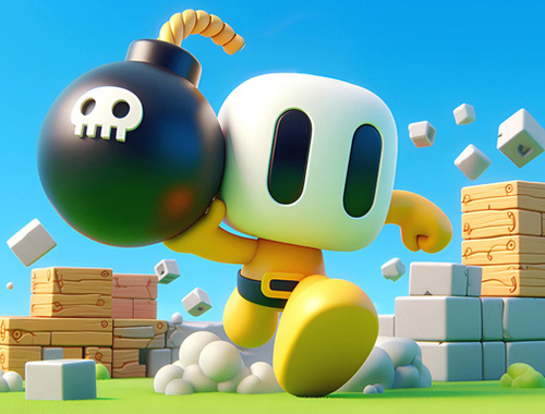 Hra Bombaman 3D  online