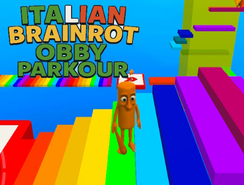 Hra Taliansky mozog obby parkour  online
