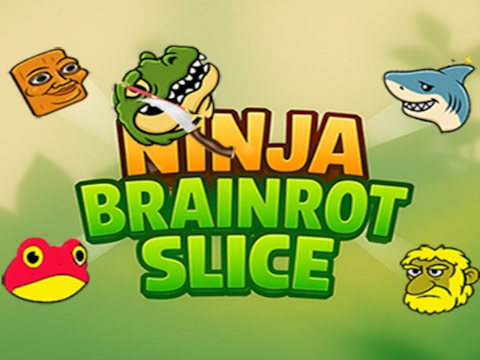 Hra Ninja Brainrot plátok  online