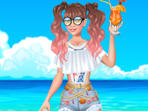 Hra Letná pláž Girlz  online
