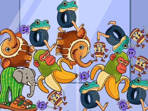 Hra Talian Brainrot: Zvieratá spájajú puzzle  online
