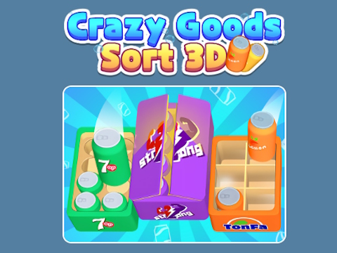 Hra Šialený tovar zoradiť 3D  online