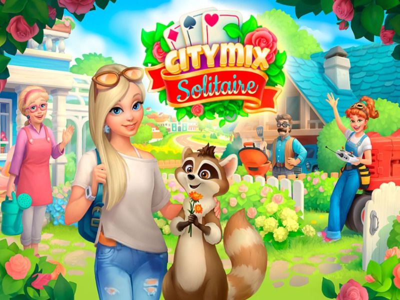 Hra Mestský mix solitaire online