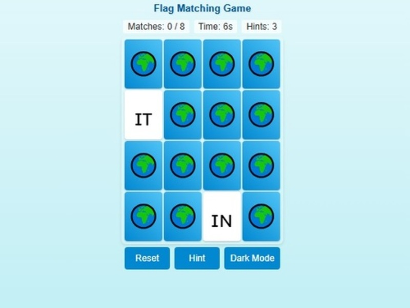 Hra Pamäťová zhoda: Publikácia Flag online