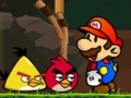 Hra Mario vs Angry Birds  online